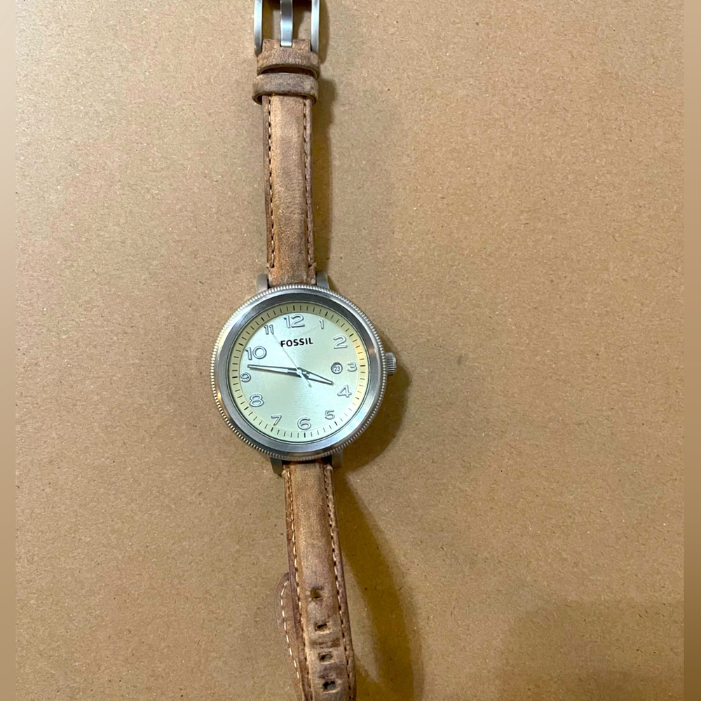 Fossil AM-4391/light brown leather /women